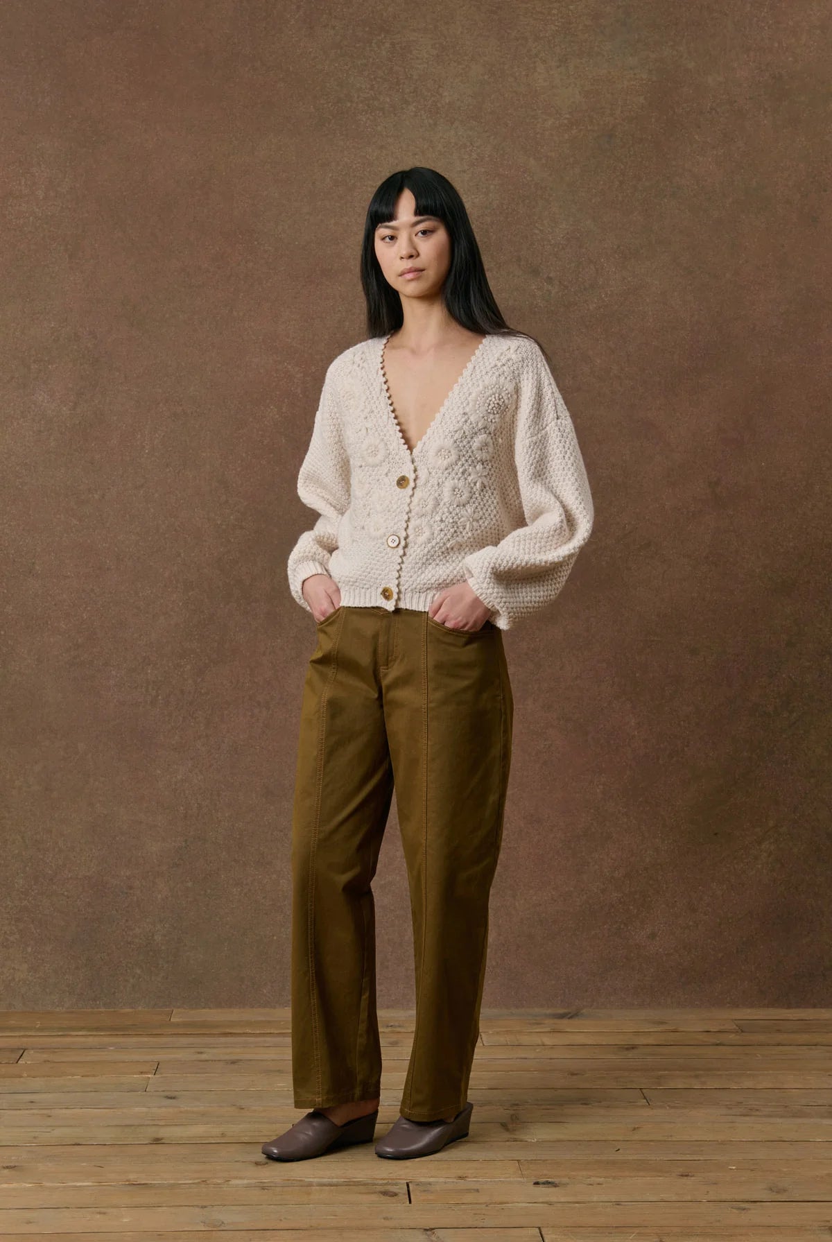 Cardigan ADULTE LOMINA Beige LOUISE MISHA