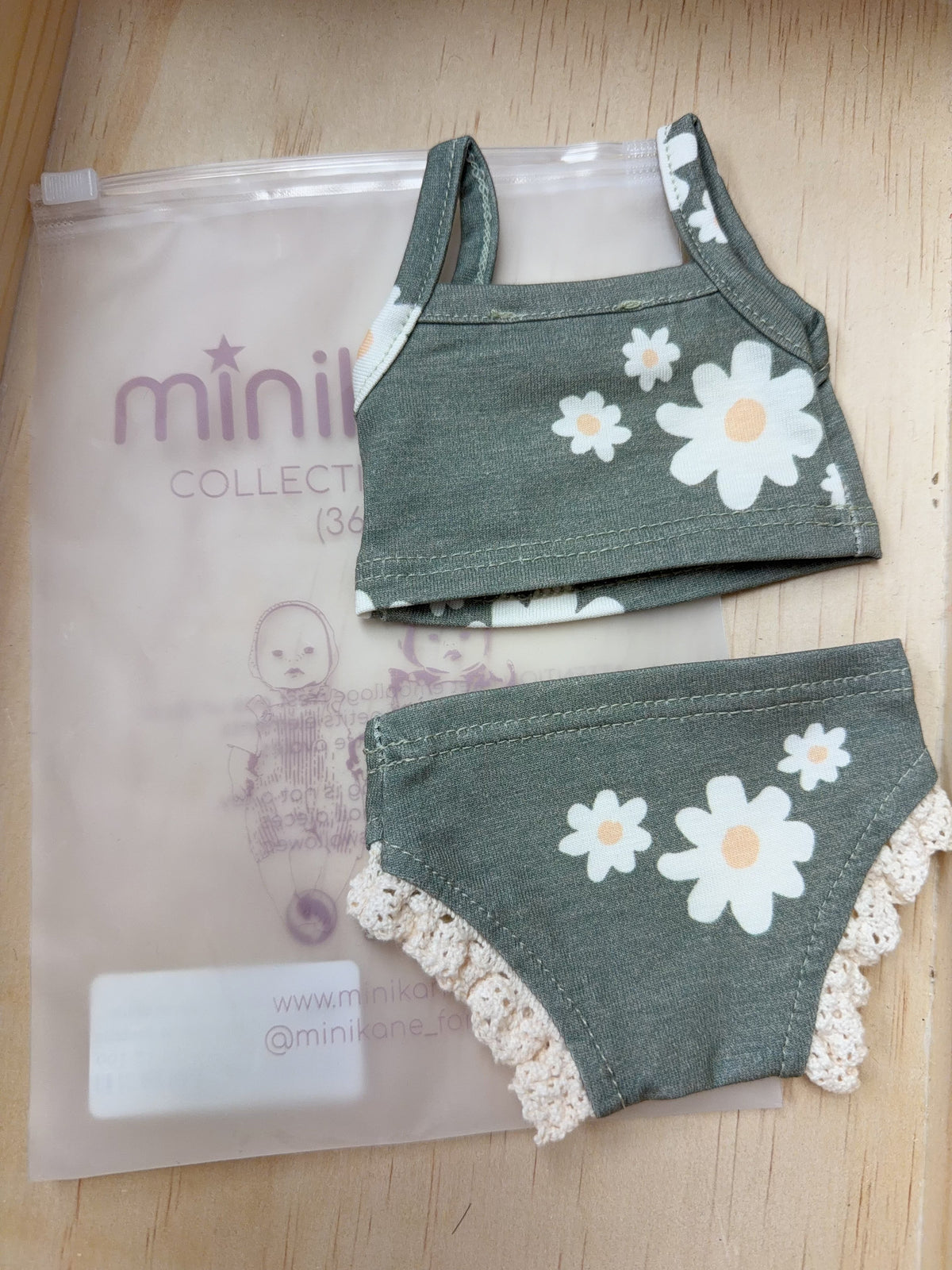 Ribbed Two-Piece Doll Outfit Mint – Minikane