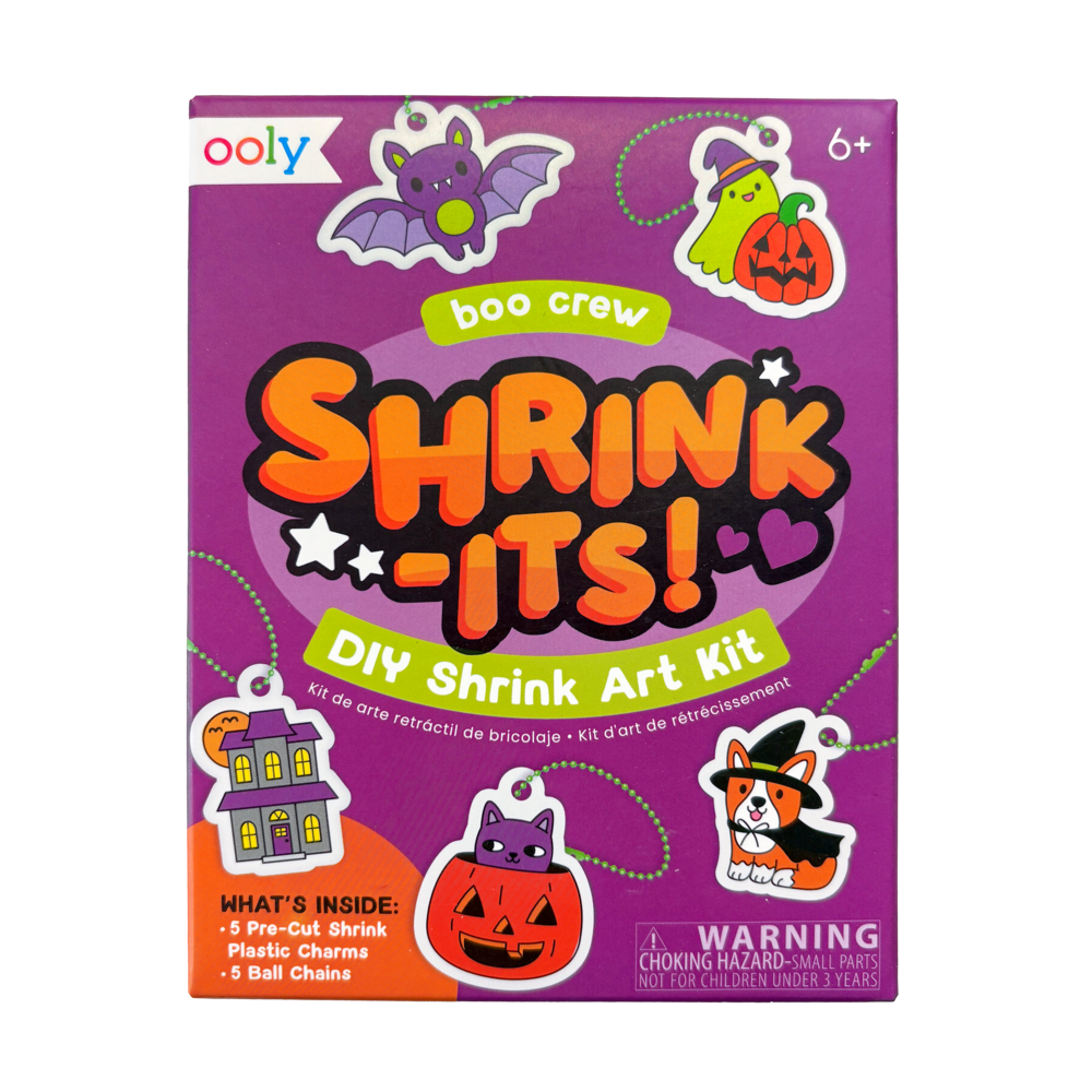 Mini Shrink-Its Shrink Art Kit – Boo Crew – Ooly