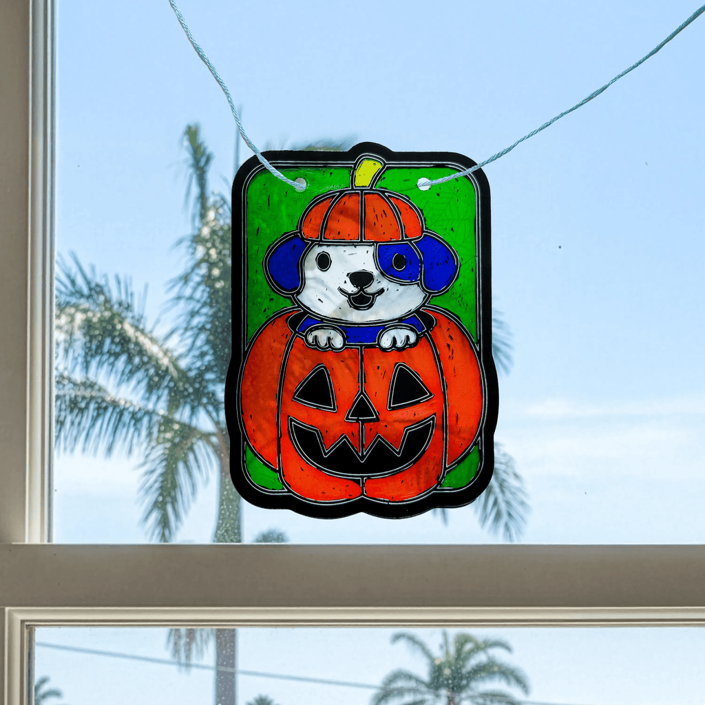 Mini Scratch & Scribble Window Banner Kit – Boo Buddies – Ooly