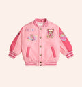 Cherry Varsity Bomber Jacket – Huxbaby