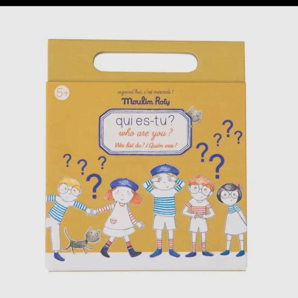 Guess Who Magnetic Board Game – Moulin Roty