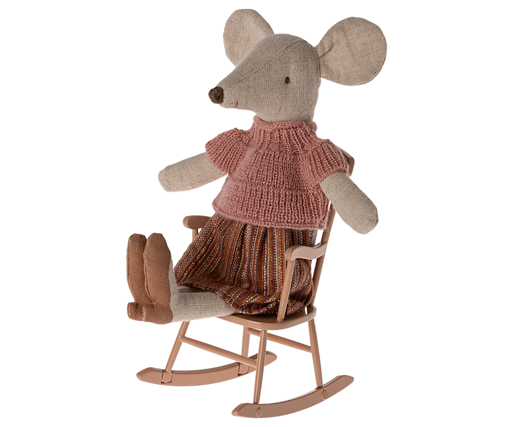 Rocking Chair Mouse Dark Powder – Maileg