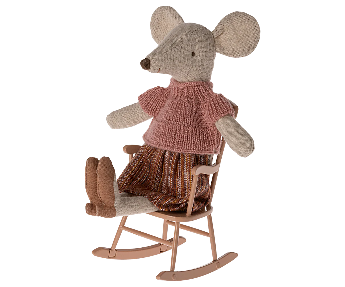 Rocking Chair Mouse Dark Powder – Maileg