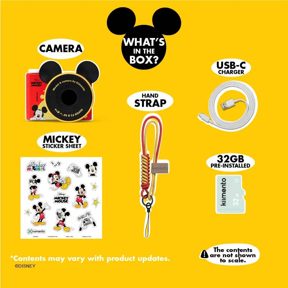 Kidamento Disney Mickey Mouse Mini Camera