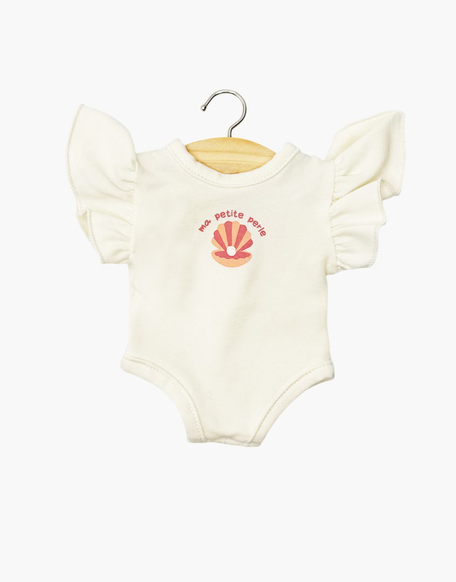 Ondine One-Piece Swimsuit in Ecru Jersey – Minikane