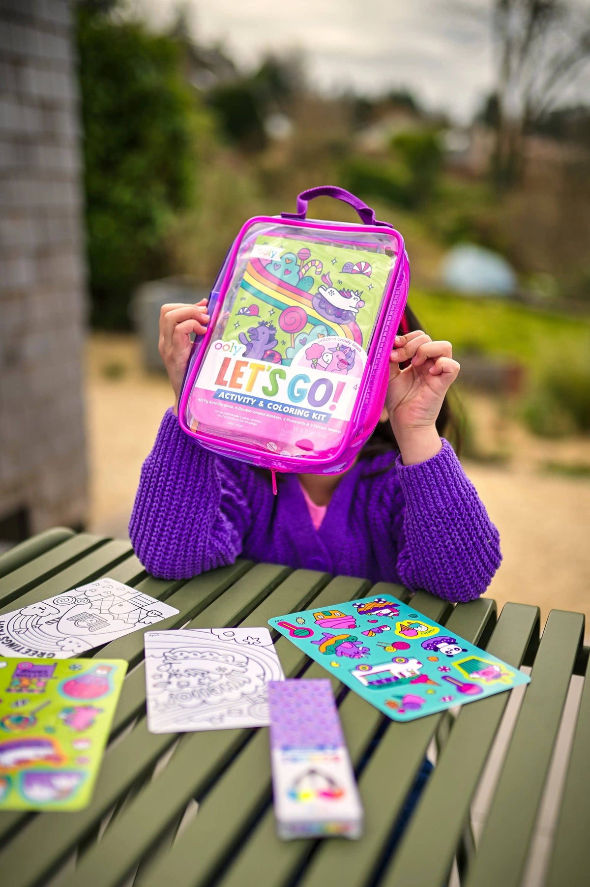 Let's Go!: Activity & Coloring Kit - Unicorn Candy Town – OOLY