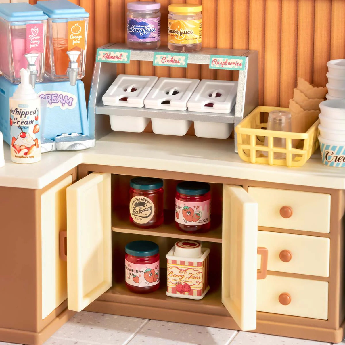 Rolife Flavorful Ice Cream DIY Miniature House DW018B – Robotime