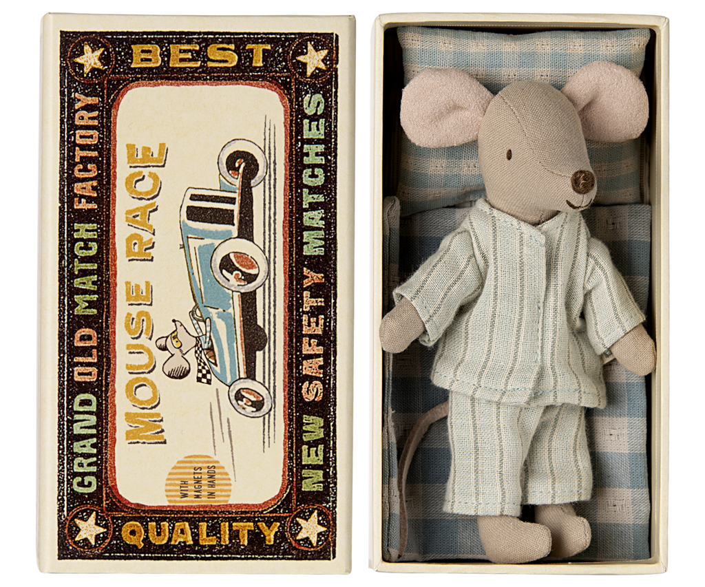 Big Brother Mouse in Box – Mint – Maileg