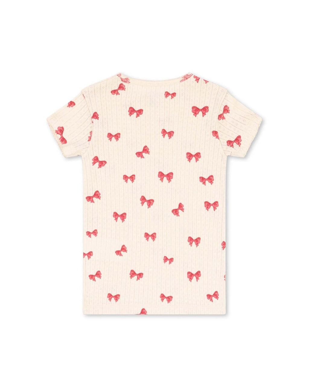 Minnie Tee Rosia Bow Organic Cotton – Konges Sløjd