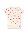 Minnie Tee Rosia Bow Organic Cotton – Konges Sløjd