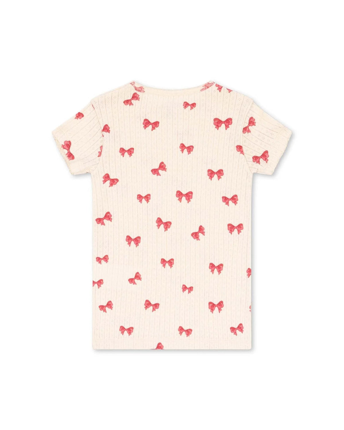 Minnie Tee Rosia Bow Organic Cotton – Konges Sløjd