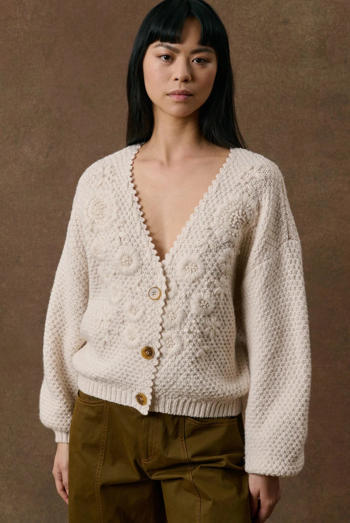 Cardigan ADULTE LOMINA Beige LOUISE MISHA