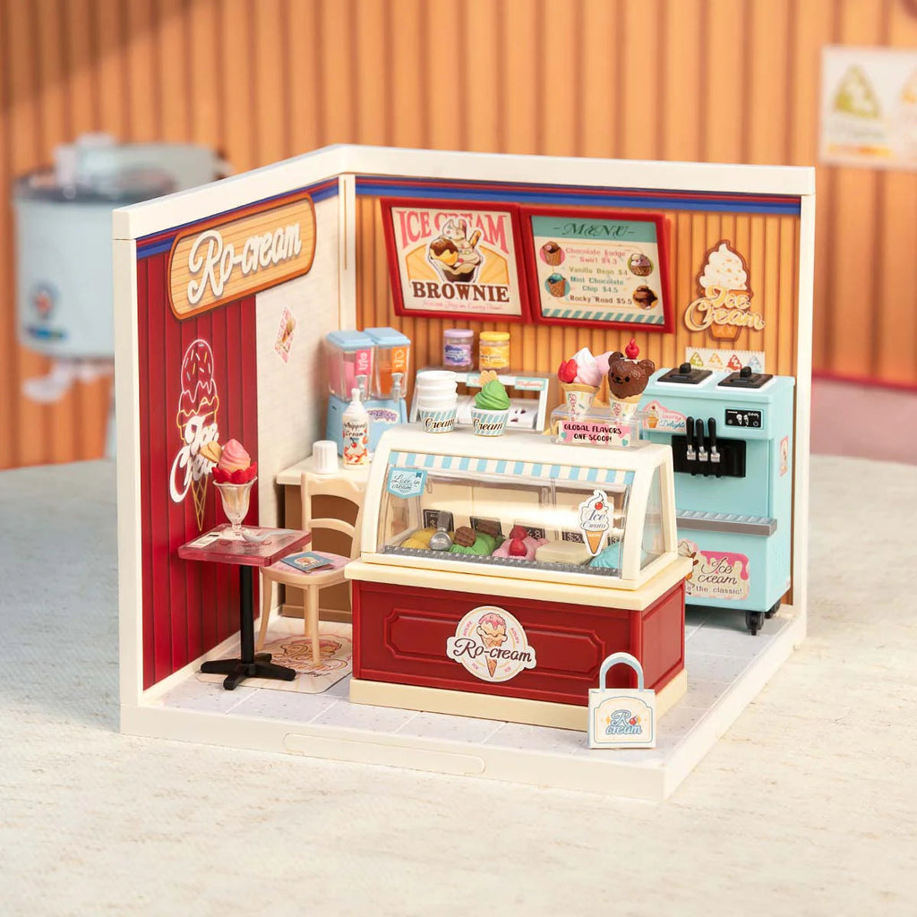Rolife Flavorful Ice Cream DIY Miniature House DW018B – Robotime