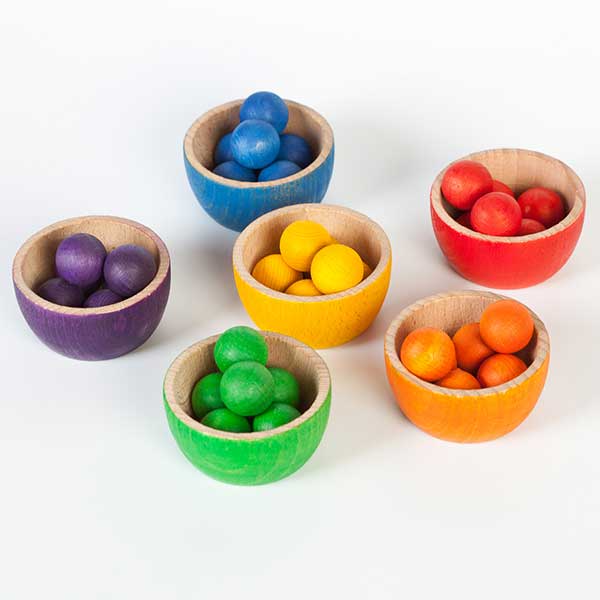 Bowls and Marbles Sorting Game – Grapat