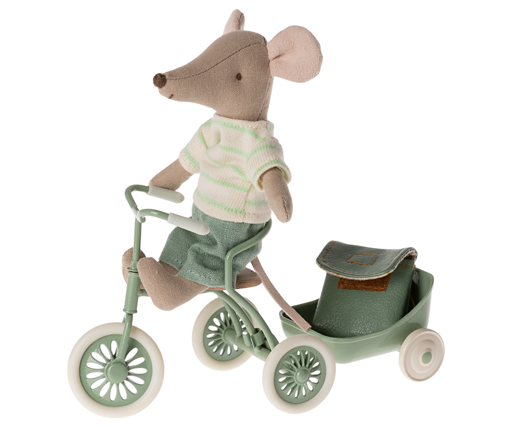 Tricycle Mouse, Big Brother – Mint – Maileg