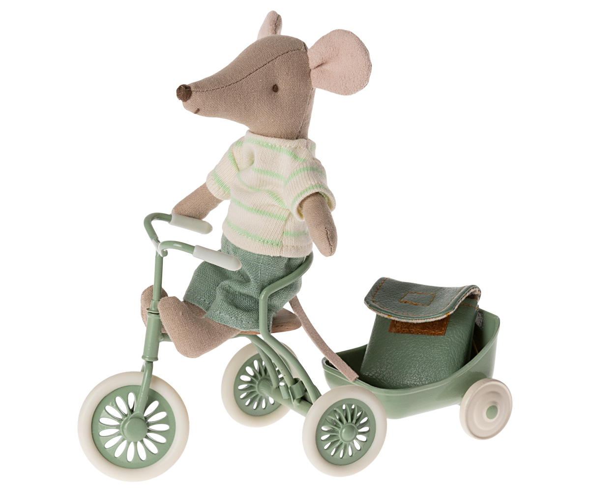 Tricycle Mouse, Big Brother – Mint – Maileg