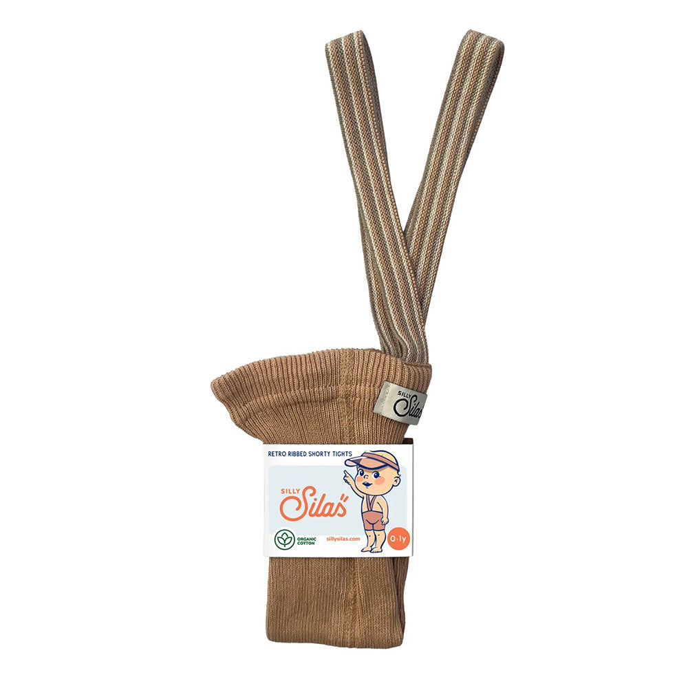 Shorty Light Brown Striped – Silly Silas