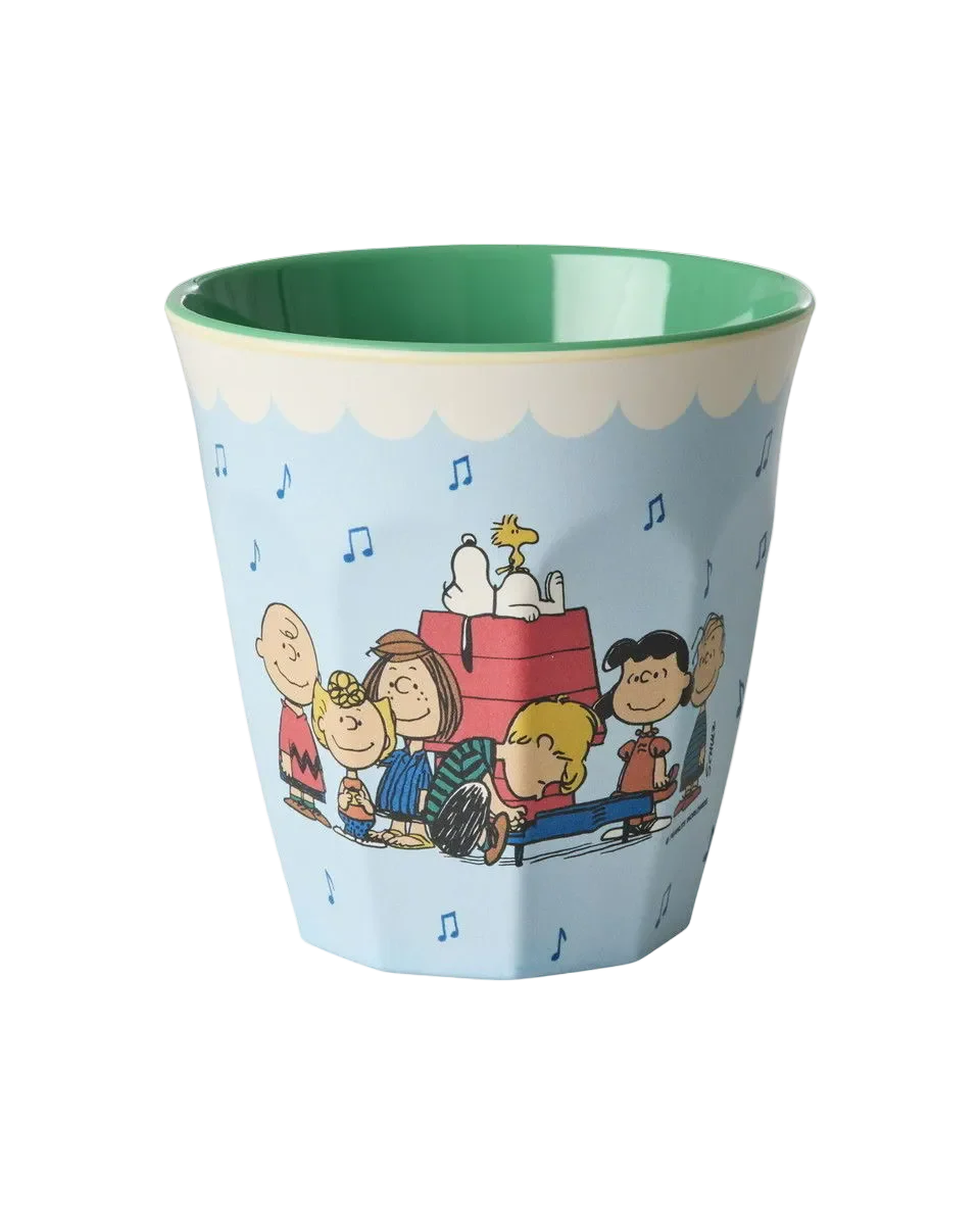Snoopy Print Melamine Cup Soft Blue 8.45oz – rice by rice
