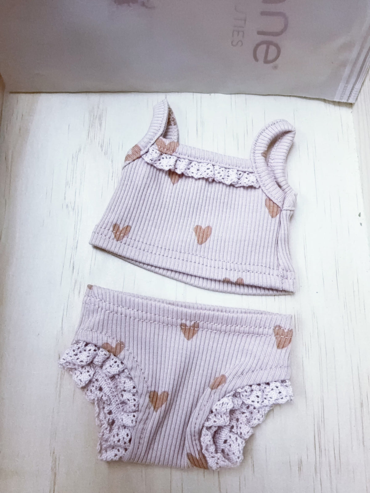 Ribbed Two-Piece Doll Outfit Blush – Minikane