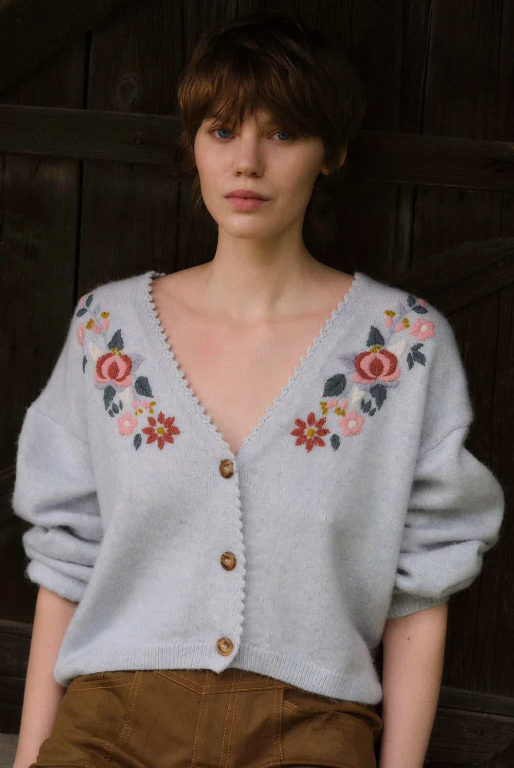 Cardigan ADULTE LUMANI Bleu LOUISE MISHA