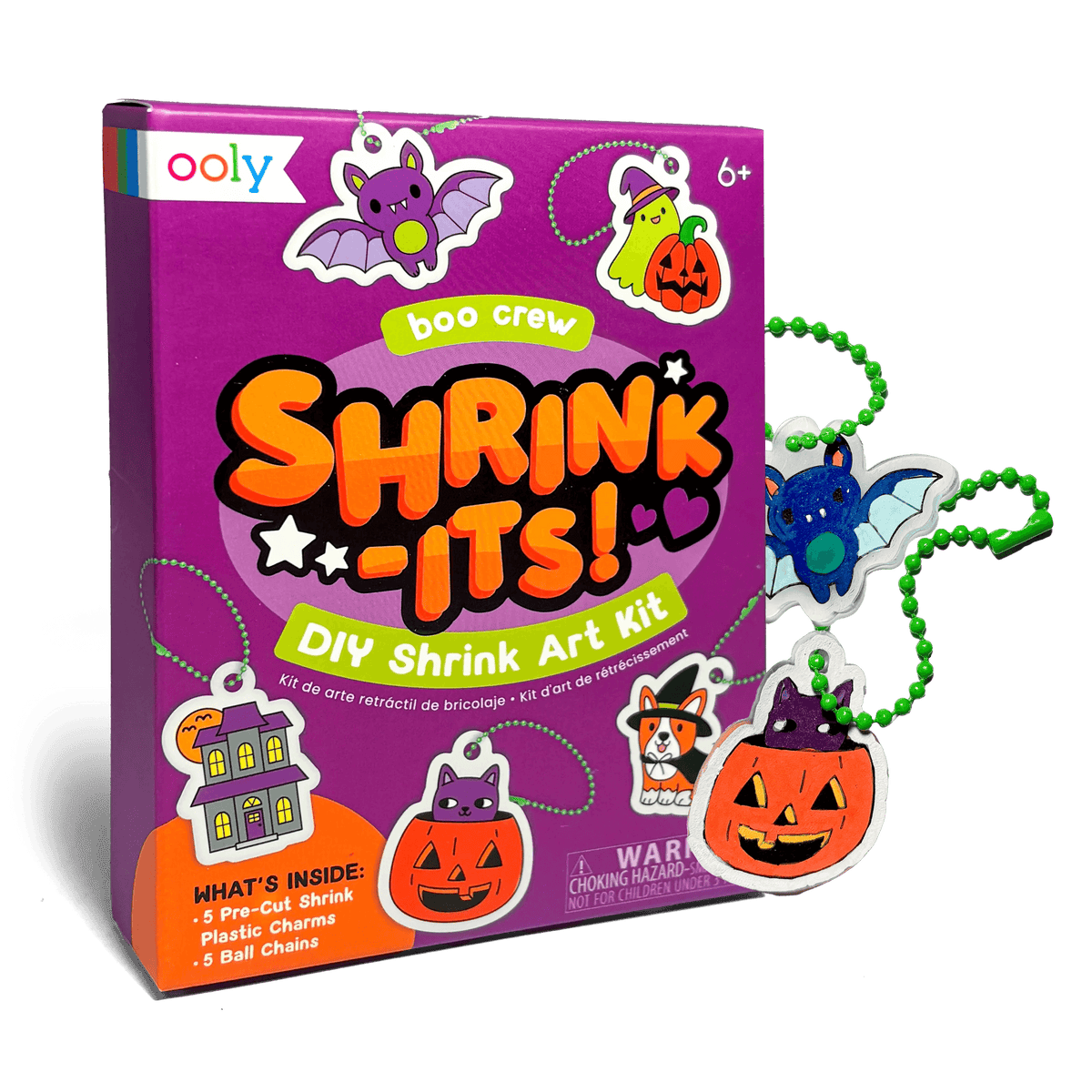 Mini Shrink-Its Shrink Art Kit – Boo Crew – Ooly
