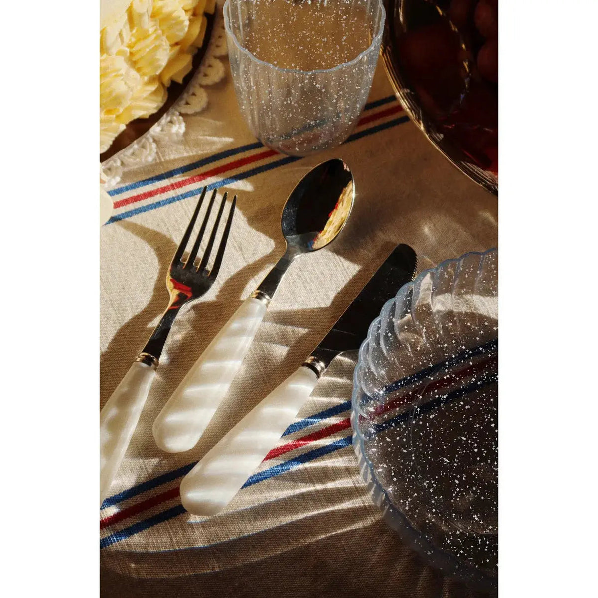 Glitter Dinner Set for Kids Sparkling Blue – Konges Sløjd
