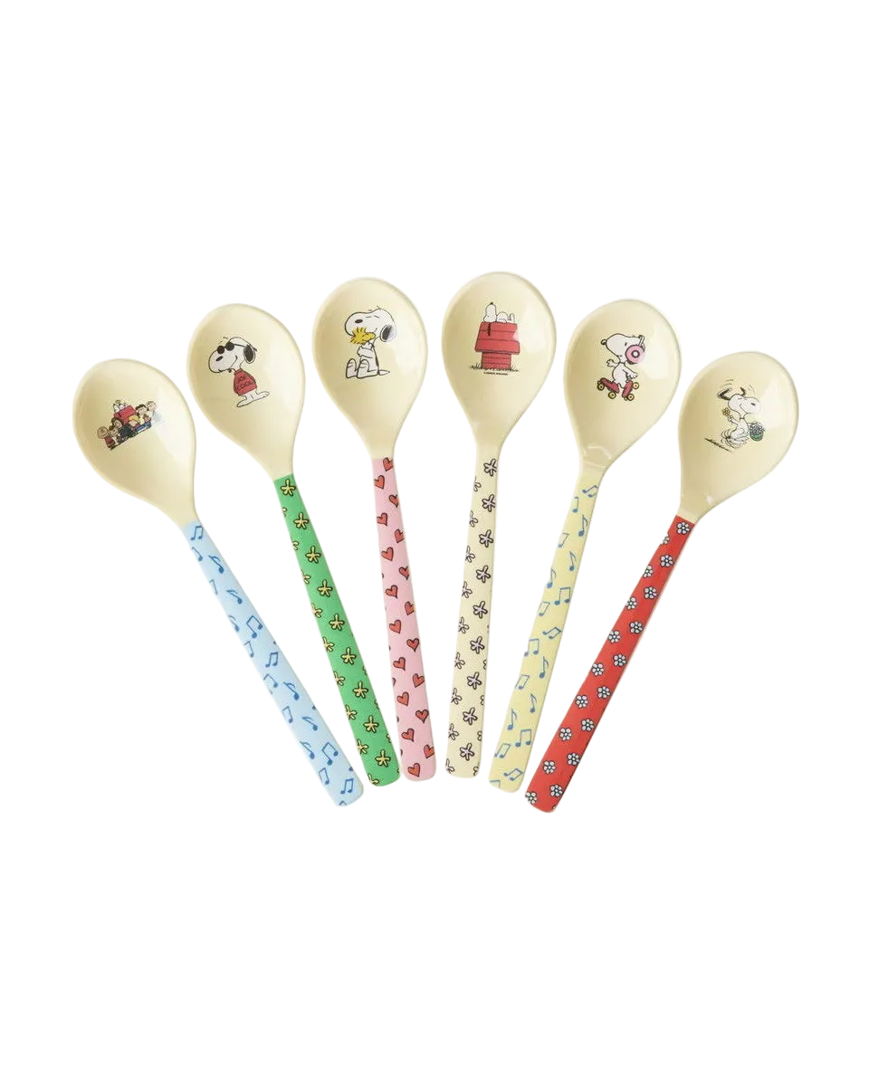 Snoopy Melamine Teaspoon Set of 6 – rice by rice