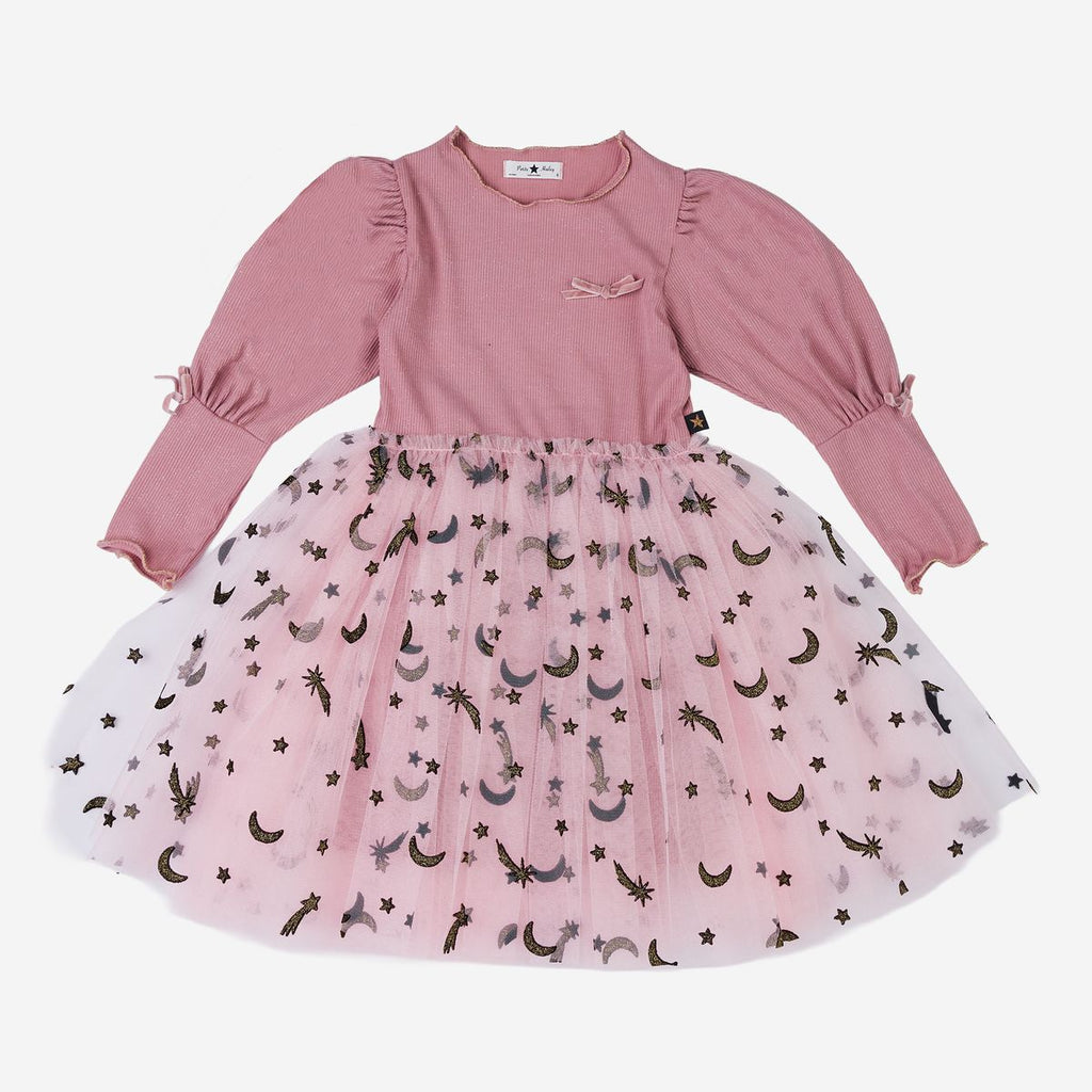 Lisa Balloon Sleeve Tutu – Blush Pink – Petite Hailey