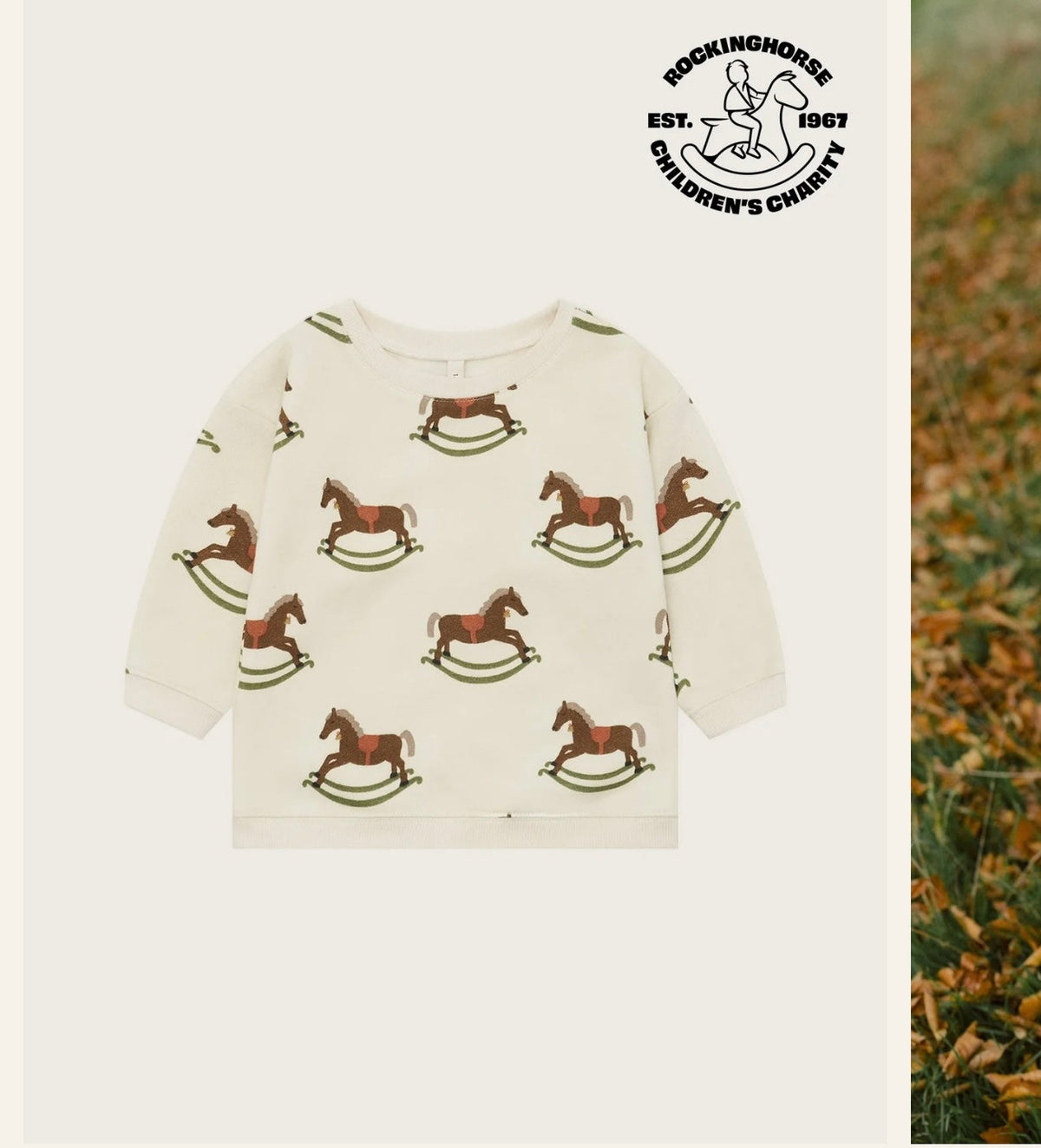 Rocking Horse Sweatshirt – Organic Zoo