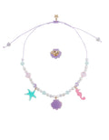 Shell Starfish Seahorse Necklace Ring Set – Rurustar