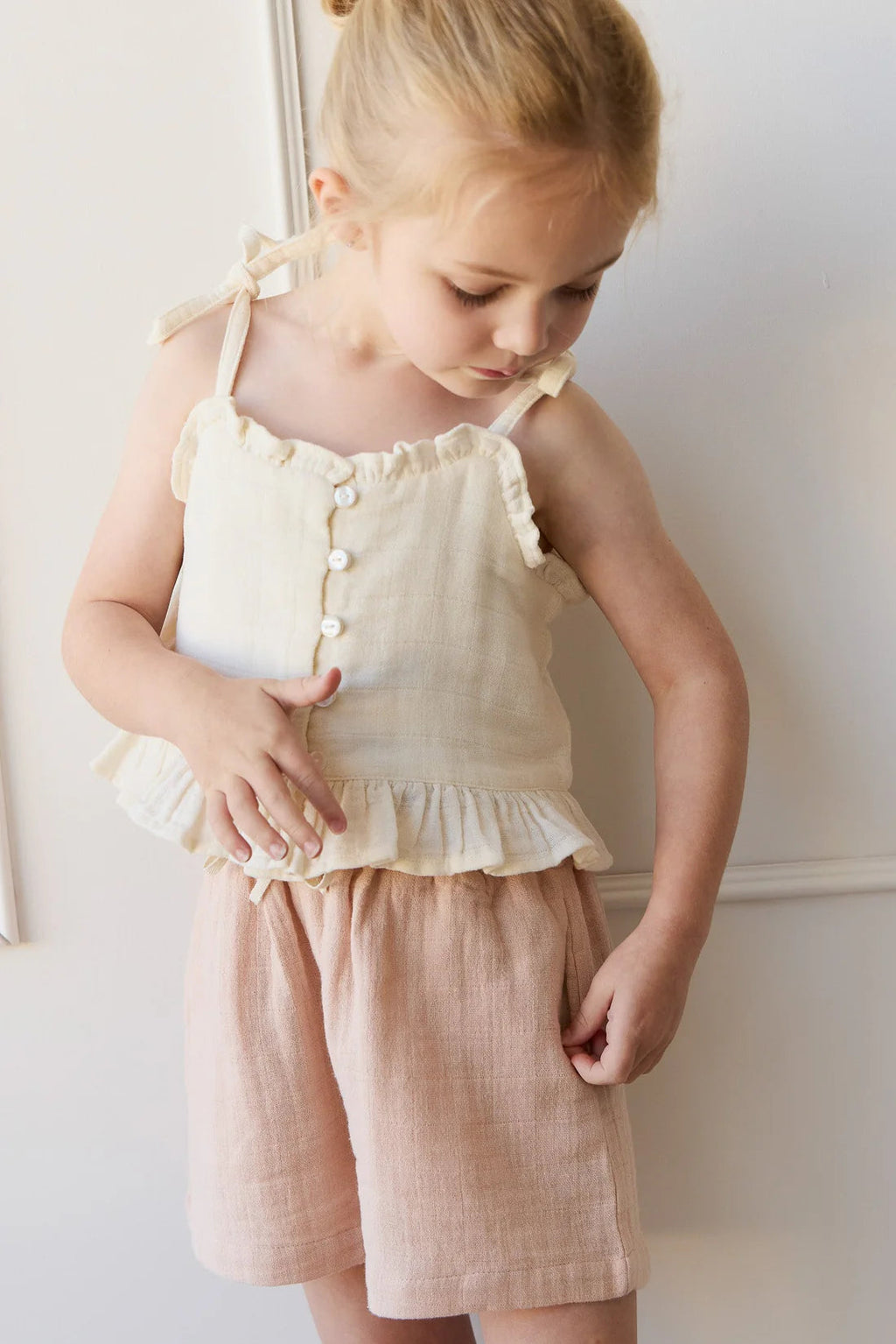 Elodie Short Chalky Pink – Jamie Kay
