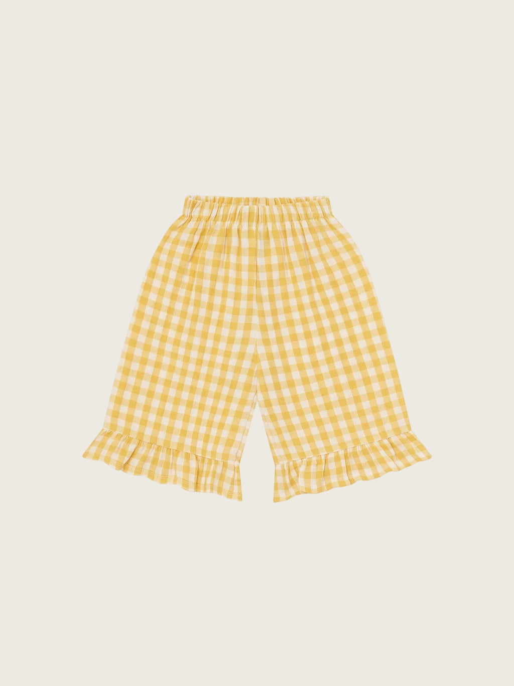 Organic Zoo Honeycomb Gingham Frill Culottes