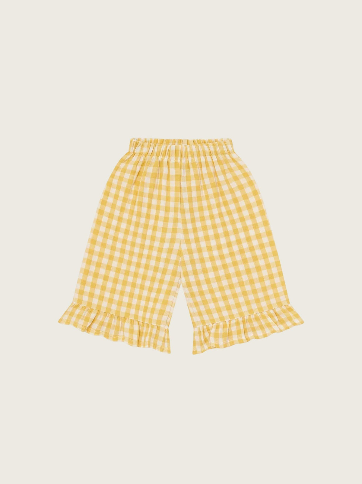 Organic Zoo Honeycomb Gingham Frill Culottes