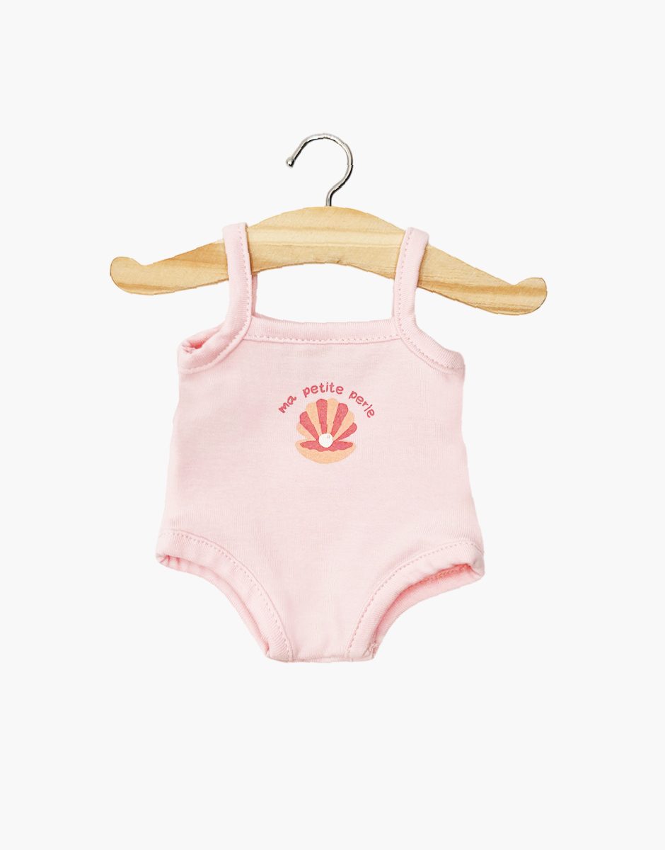 Bahia One-Piece Swimsuit in Pink Jersey – Minikane