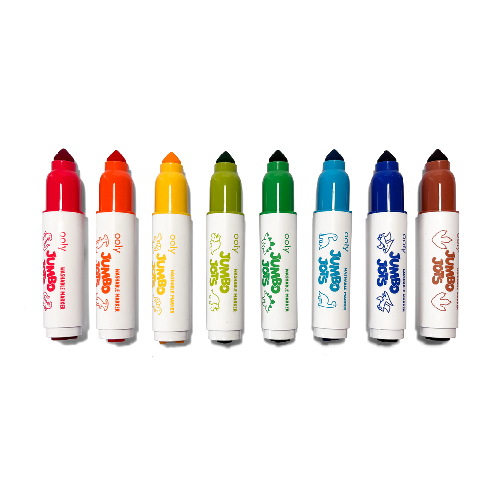 Jumbo Jots Dual Tip Dinosaur Stamp Markers - Set of 8 – OOLY