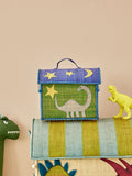Raffia Kids Bag Dinosaur Theme – rice by rice