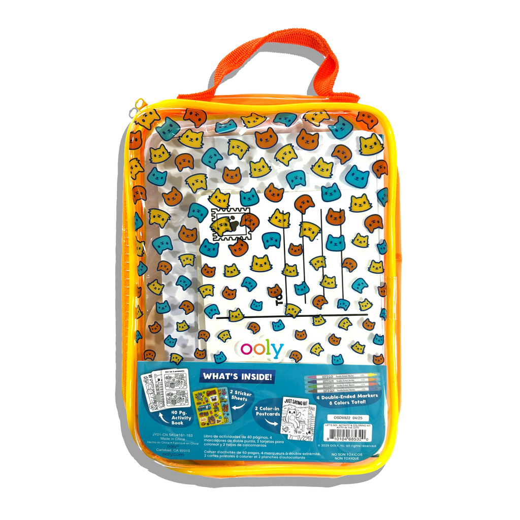 Let's Go! Activity & Coloring Kit - Kitty In The City – OOLY