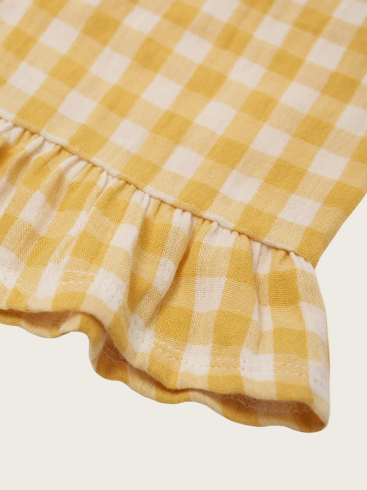 Organic Zoo Honeycomb Gingham Frill Culottes