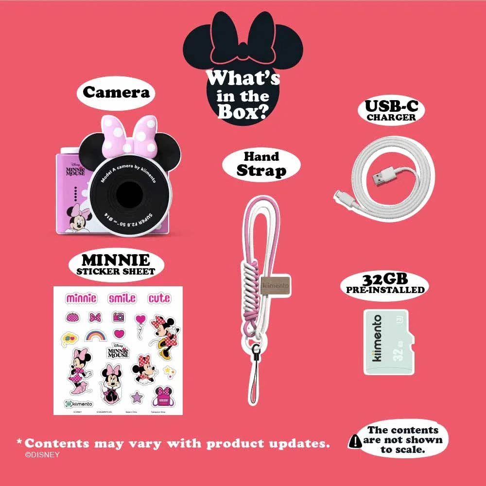 Kidamento Disney Minnie Mouse Mini Camera