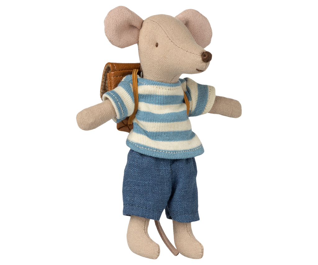 Tricycle Mouse, Big Brother – Brown – Maileg