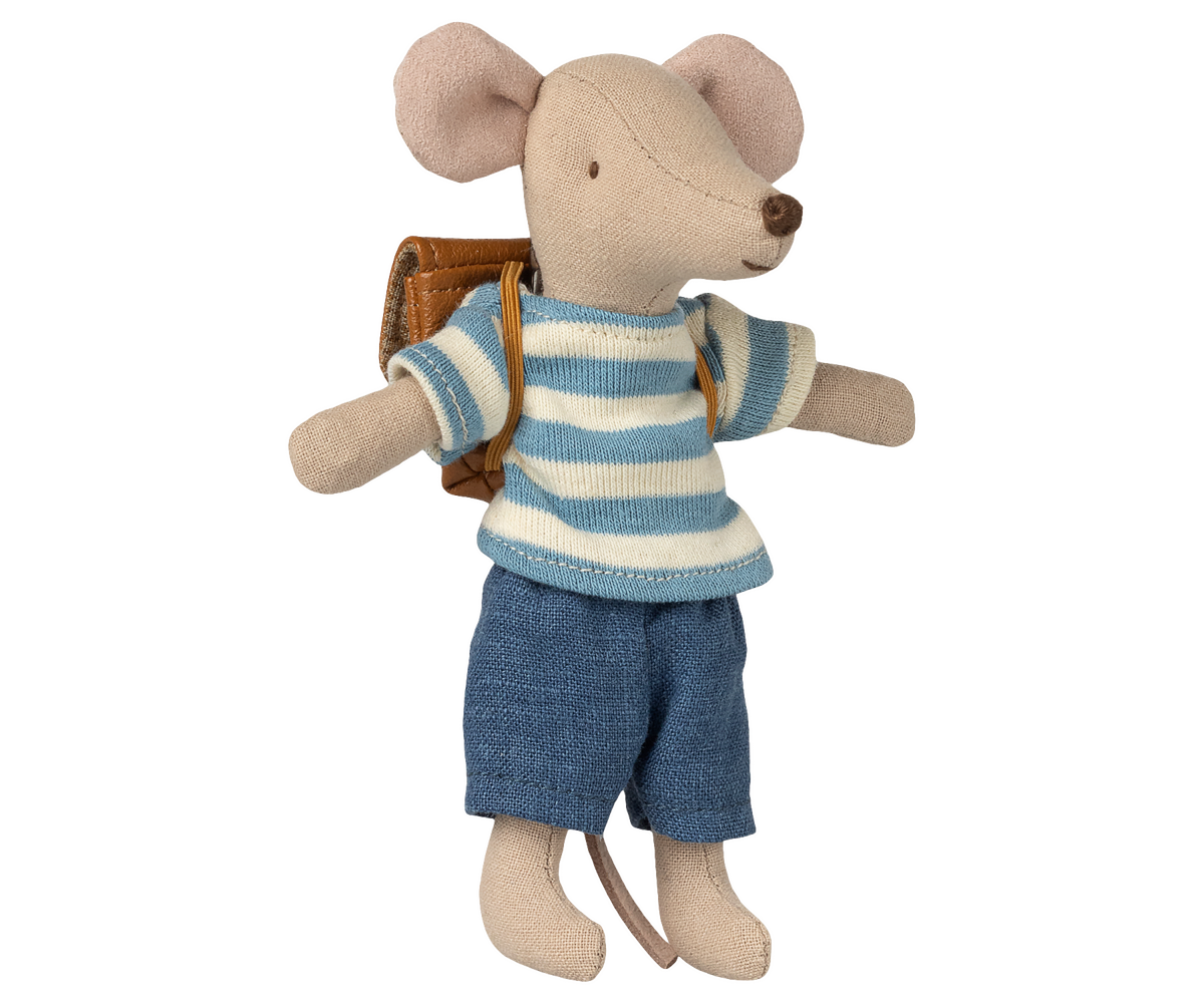 Tricycle Mouse, Big Brother – Brown – Maileg