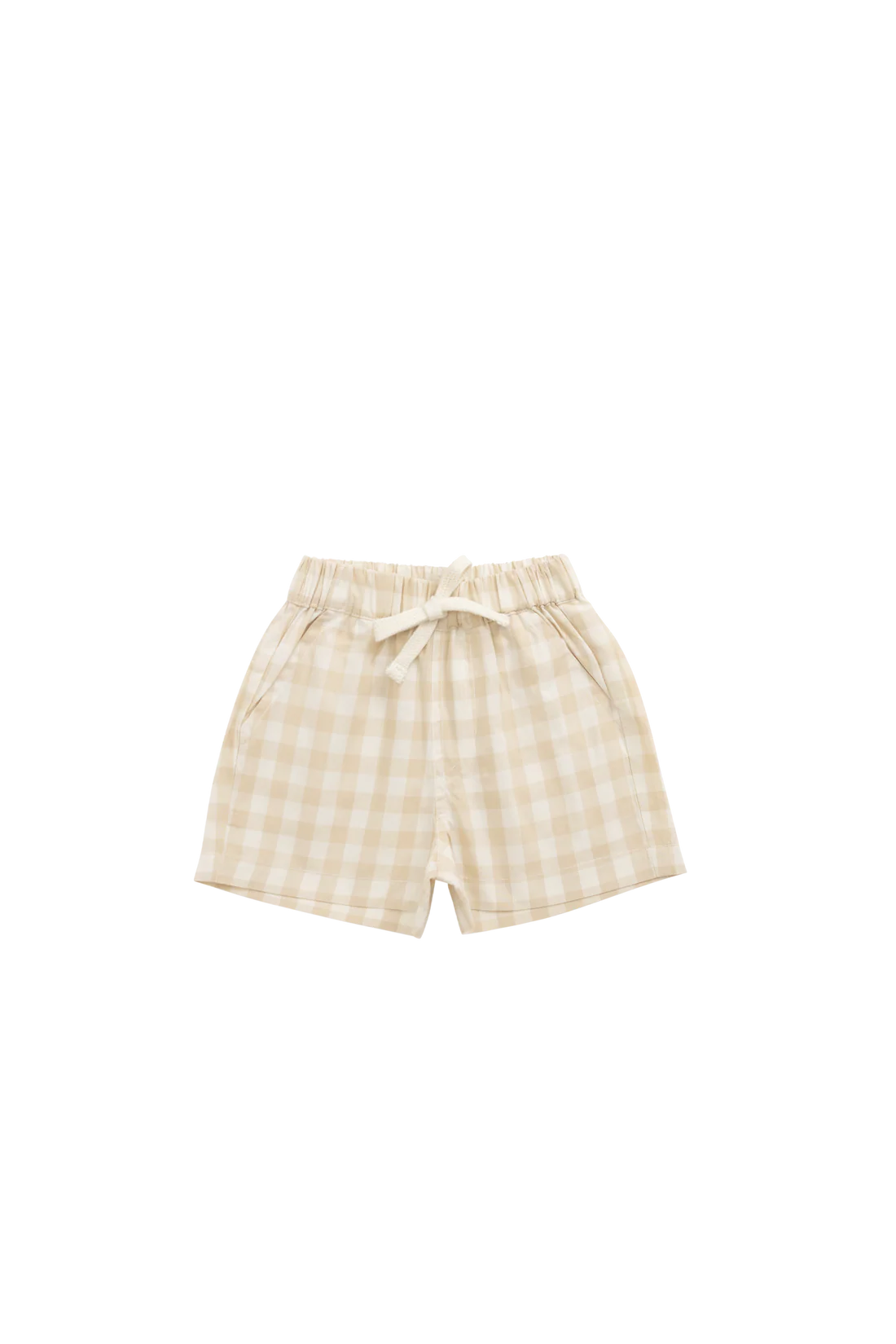 Louis Short – Gingham Pale Khaki – Jamie Kay