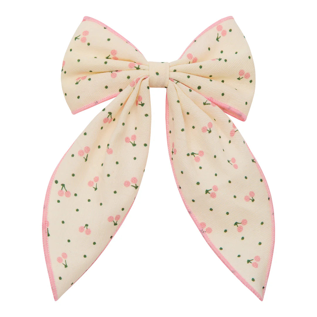 Cherry Print Bow – Mimi & Lula