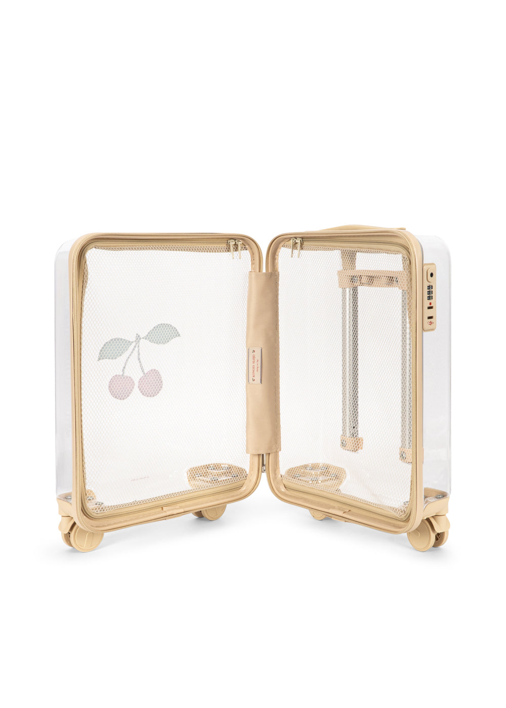Transparent Travel Suitcase - Cherry – Konges Sløjd