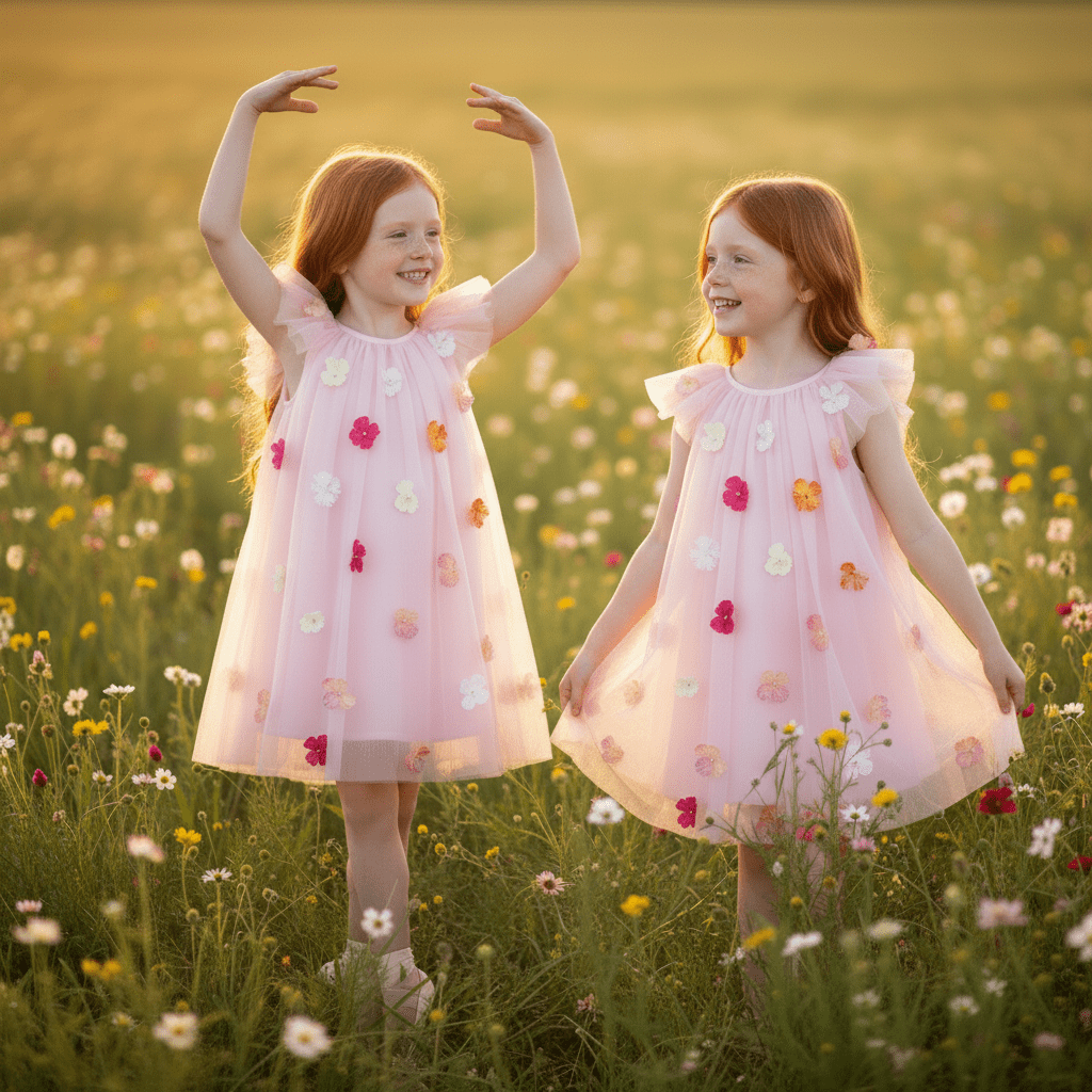 Potpourri Fairy Tutu Dress – Dolly Pink – DOLLY by Le Petit Tom