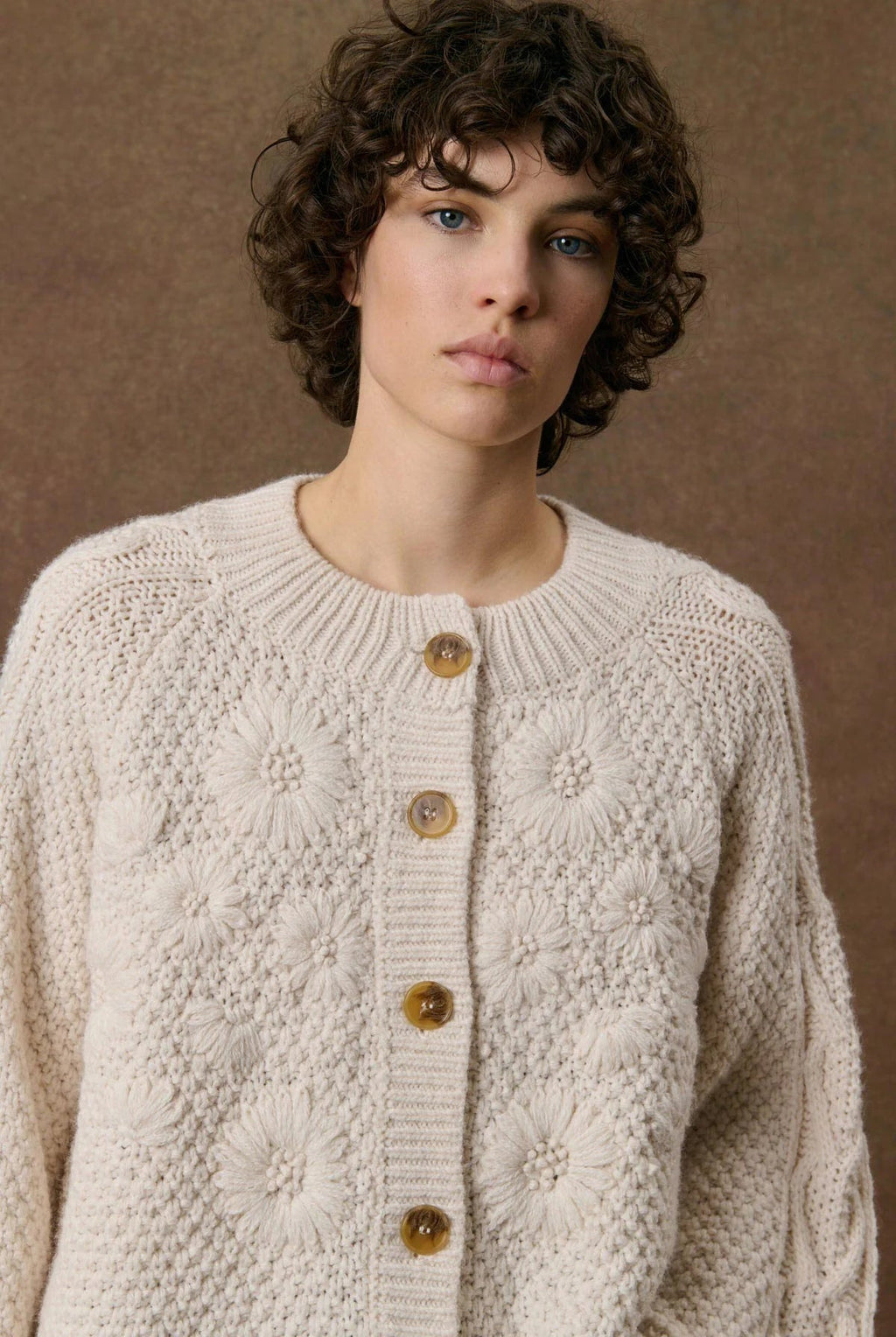 Gilet  ADULTE KHALLANE Beige LOUISE MISHA