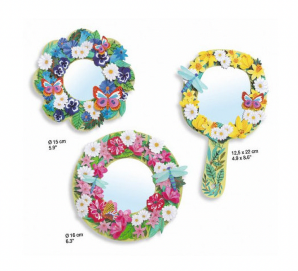 Miroir DIY douceur florale DJECO