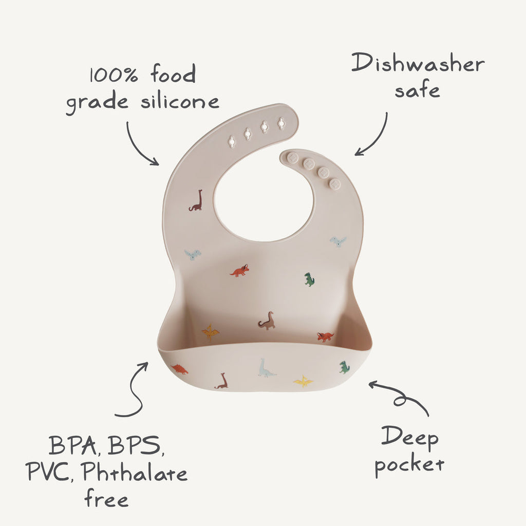 Silicone Baby Bib – Mushie