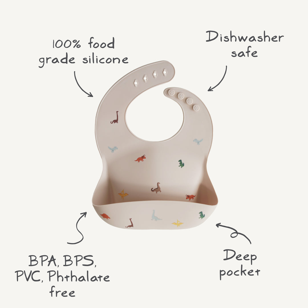 Silicone Baby Bib – Mushie
